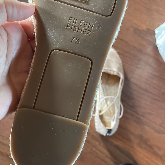 New Eileen Fisher Lace Espadrilles - Picture 7 of 7